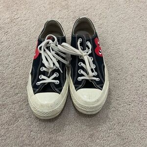 Comme des Garçons Play x Converse Chuck Taylor 70s Low Top Sneakers –